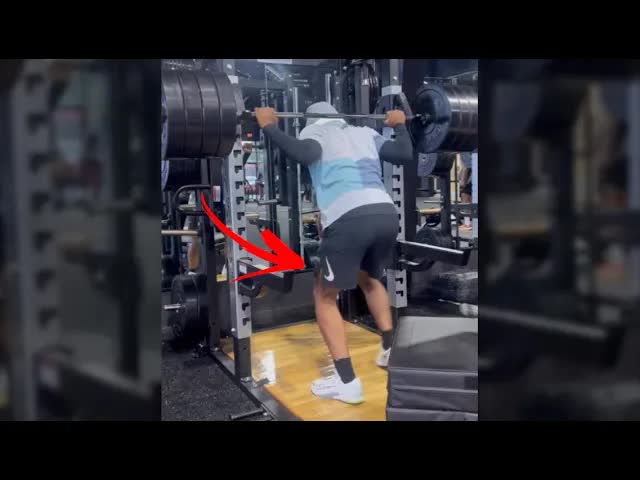 Video thumbnail for #Cowboys Micah Parsons 325 to 405 maybe 900 lbs Squat Short Set Workout