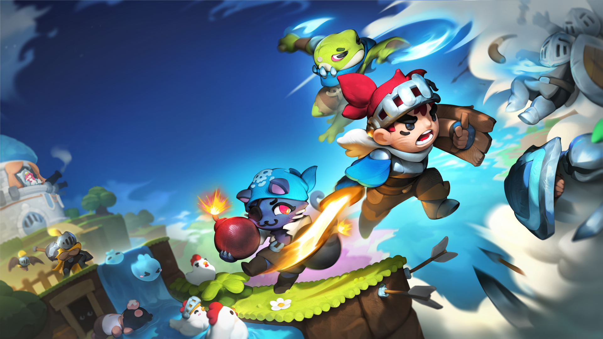 Video thumbnail for Scramble Knights Royale - Official Duos Playtest Trailer | The MIX | Kinda Funny Spring Showcase