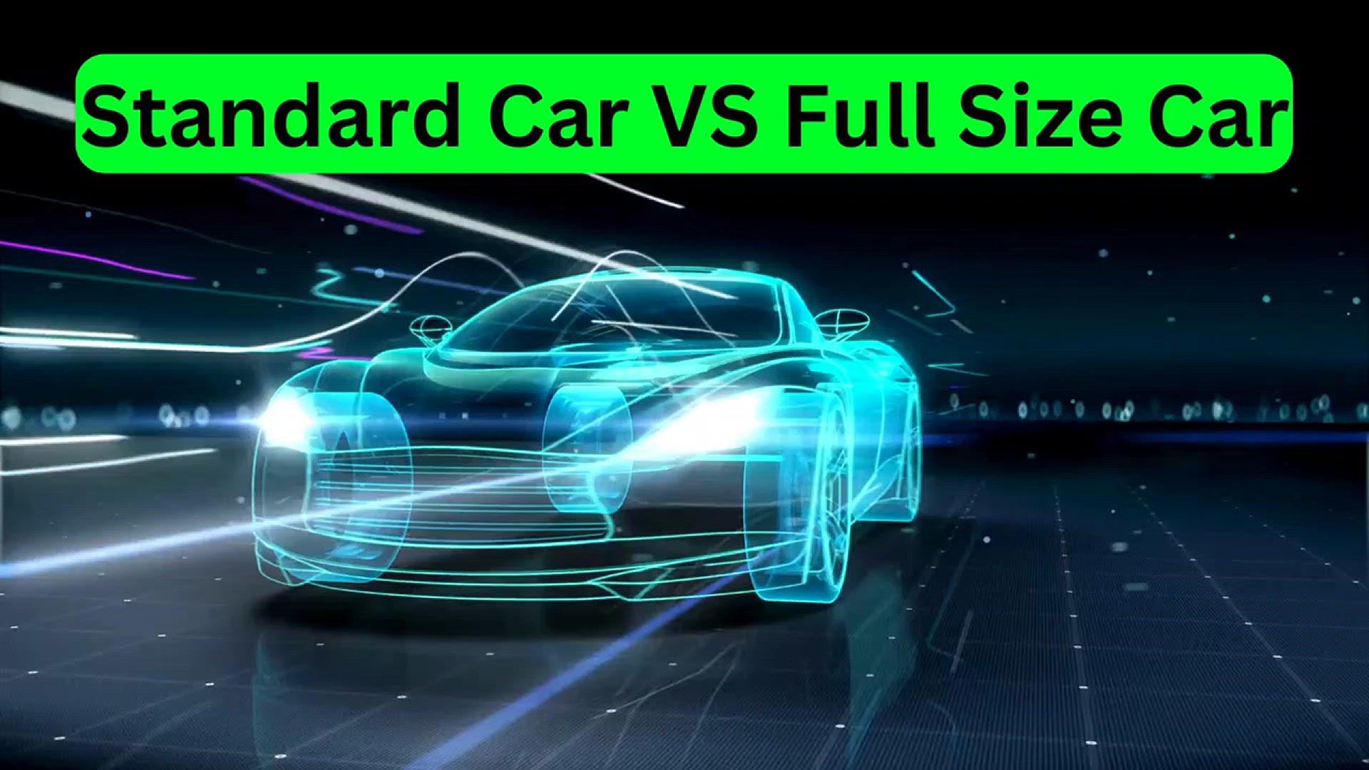 'Video thumbnail for Standard Car VS Full Size Car'