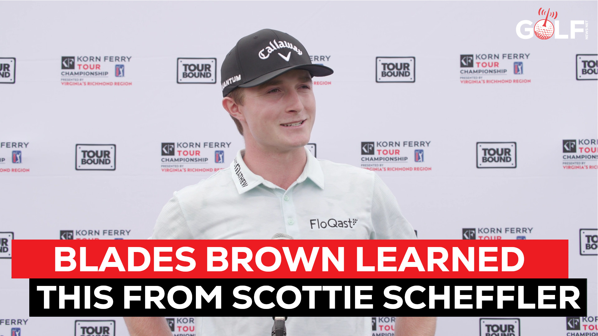 Video thumbnail for What Blades Brown has learned from Scottie Scheffler