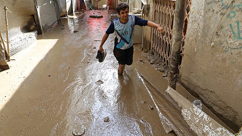 Video thumbnail for Flooding in western Iran after months of severe drought