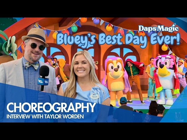 Video thumbnail for Choreography of Bluey's Best Day Ever! | Mr. Daps Interviews Taylor Worden   4K