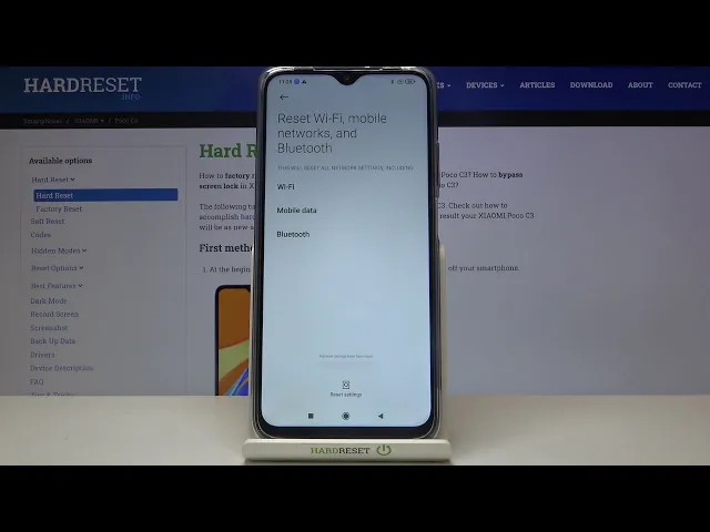 Video thumbnail for How to Reset Network Settings in POCO C3 – Restore Wi-Fi Default Configuration