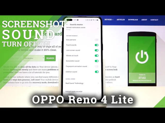 Video thumbnail for How to Allow Screenshot Sound in OPPO Reno 4 Lite – Sound Settings