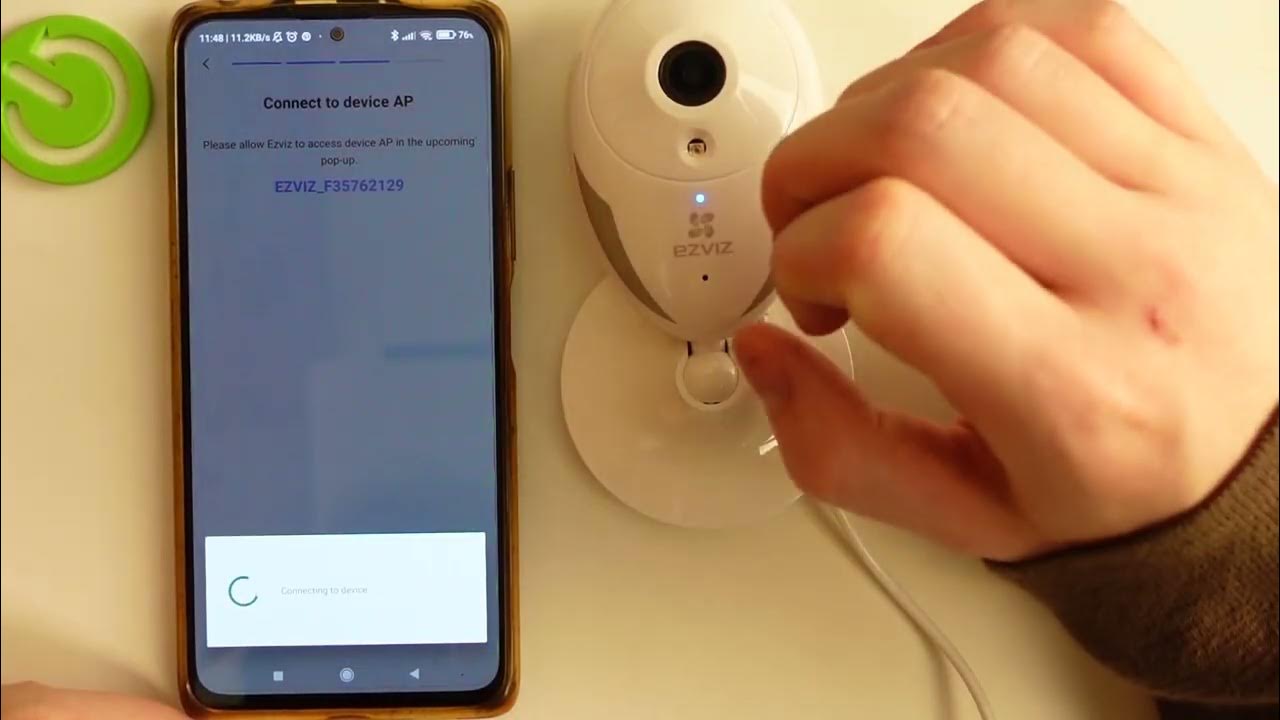 Video thumbnail for How to Connect EZVIZ CTQ2C Camera with Phone Application?
