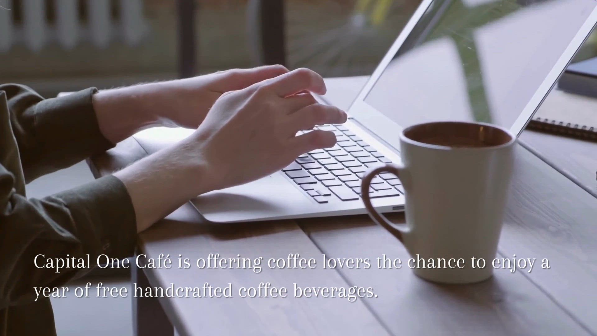 'Video thumbnail for Win a year of free coffee from Capital One Café'