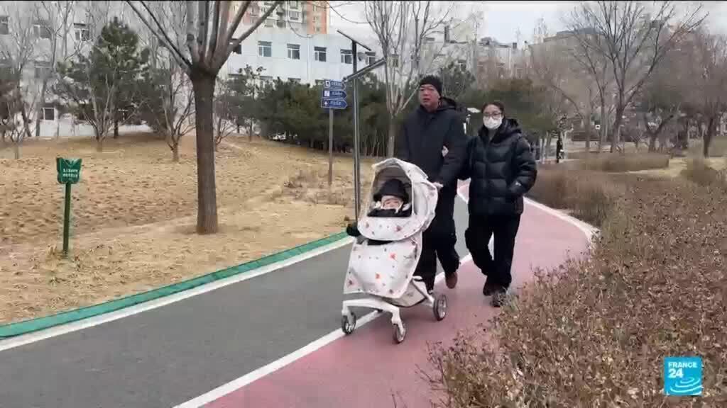 Video thumbnail for China’s population shrinks for fourth straight year