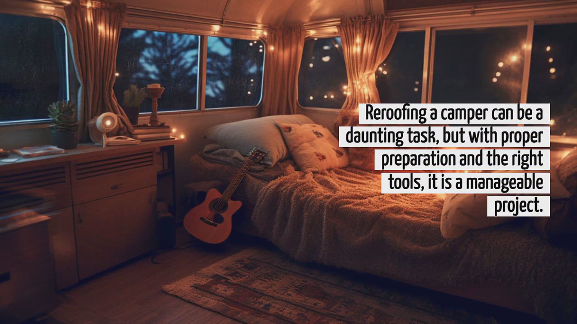 Video thumbnail for How To Reroof A Camper