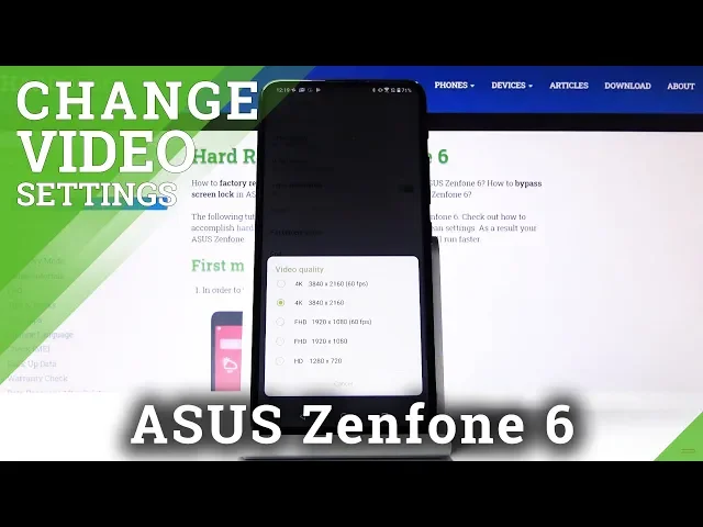 Video thumbnail for How to Pick Video Quality on ASUS Zenfone 6 –  Change Video Resolution