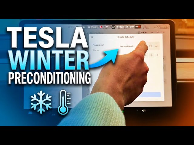 Video thumbnail for How to Precondition Your Tesla for Winter