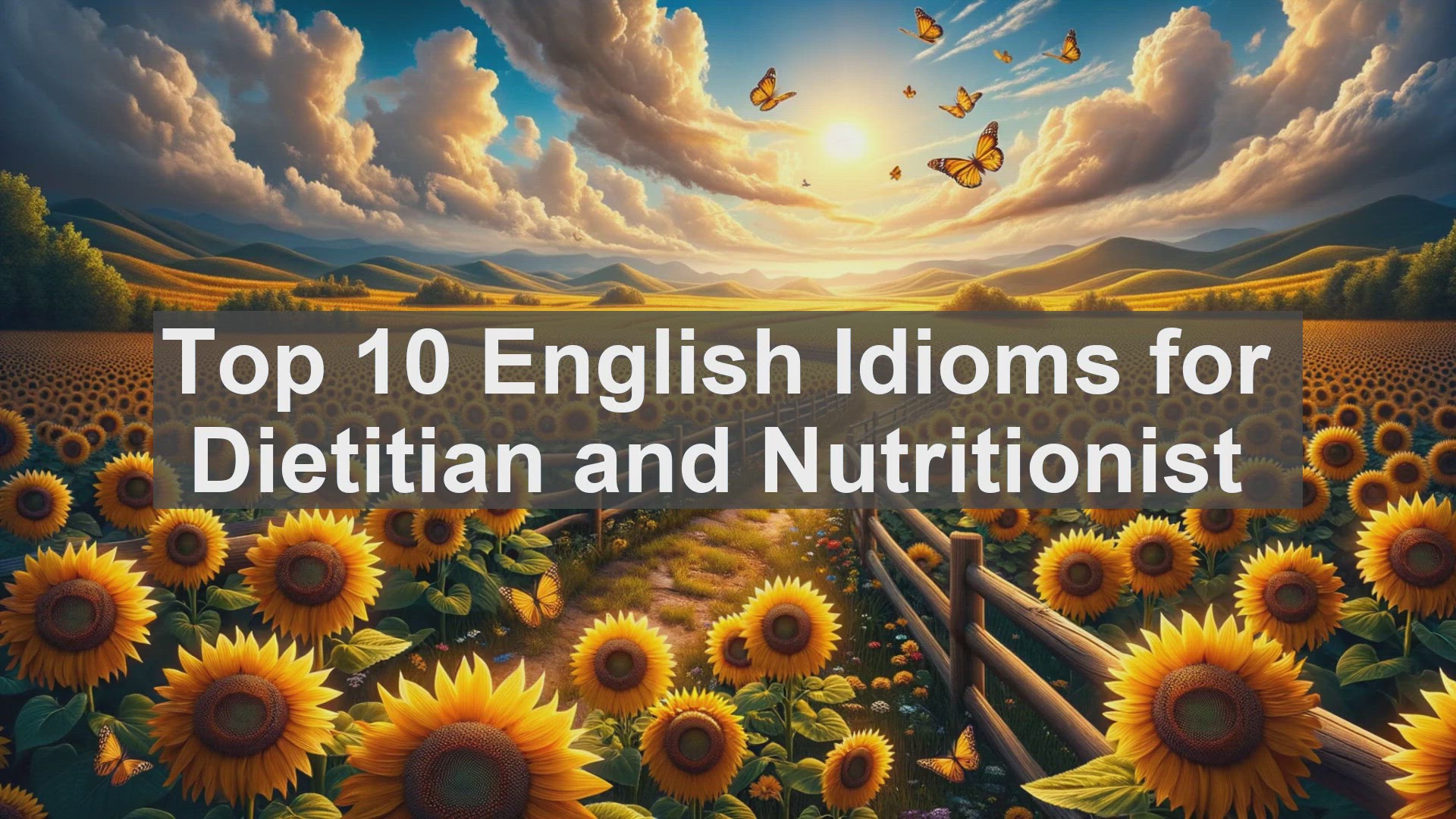 'Video thumbnail for Top 10 English Idioms for Dietitian and Nutritionist'