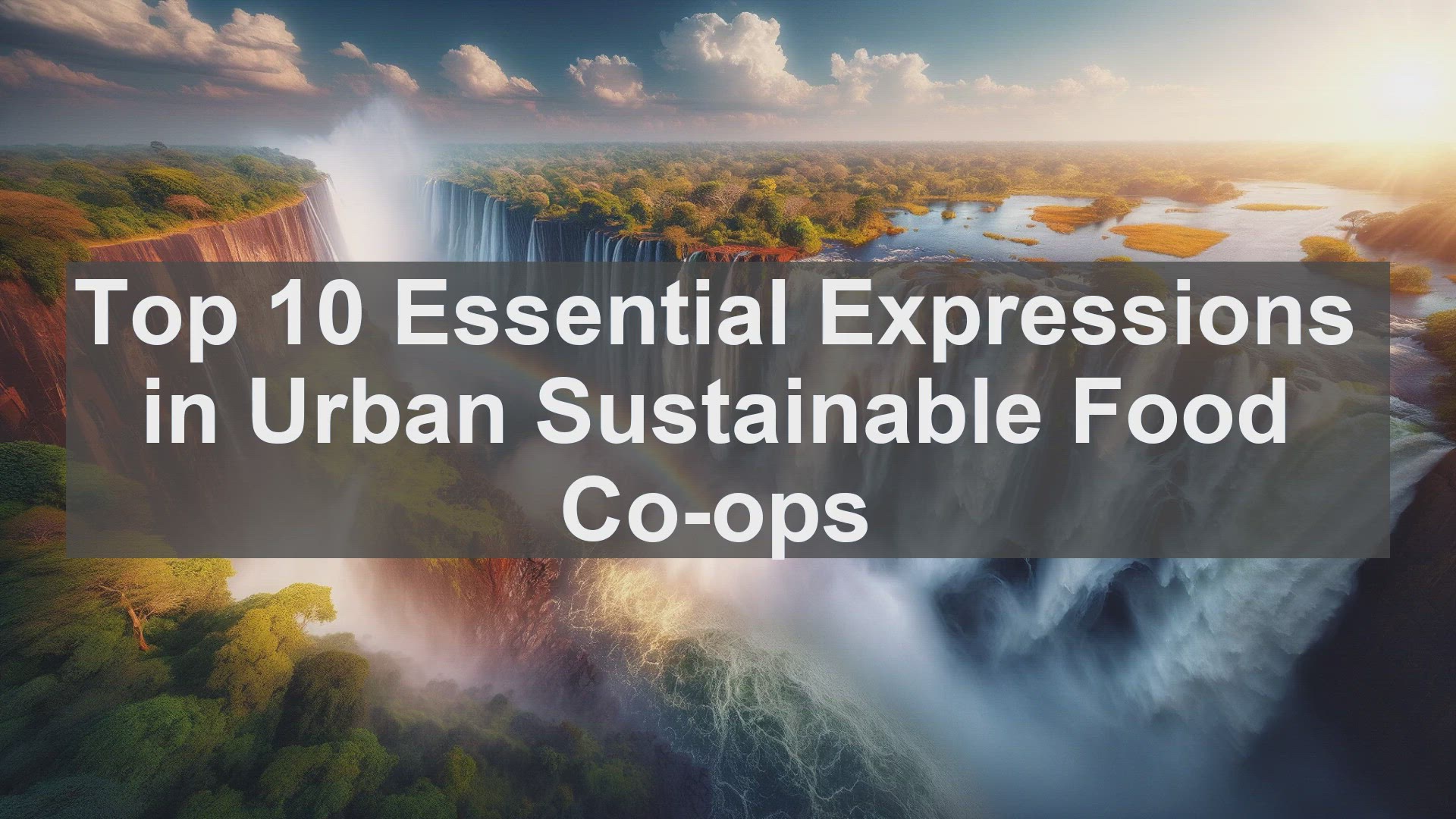 'Video thumbnail for Top 10 Essential Expressions in Urban Sustainable Food Coops'