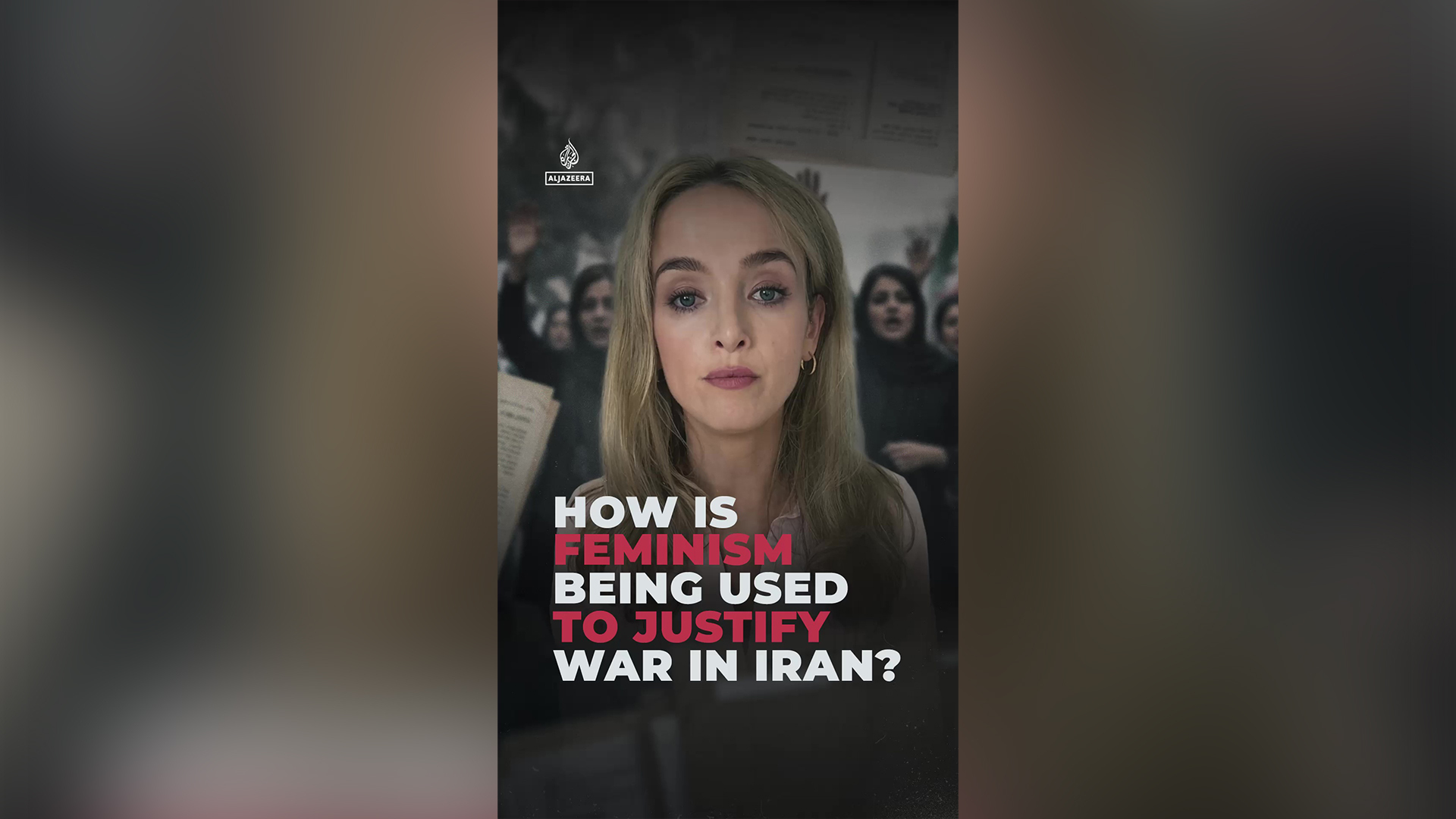 Video thumbnail for How is feminism being used to justify war in Iran?
