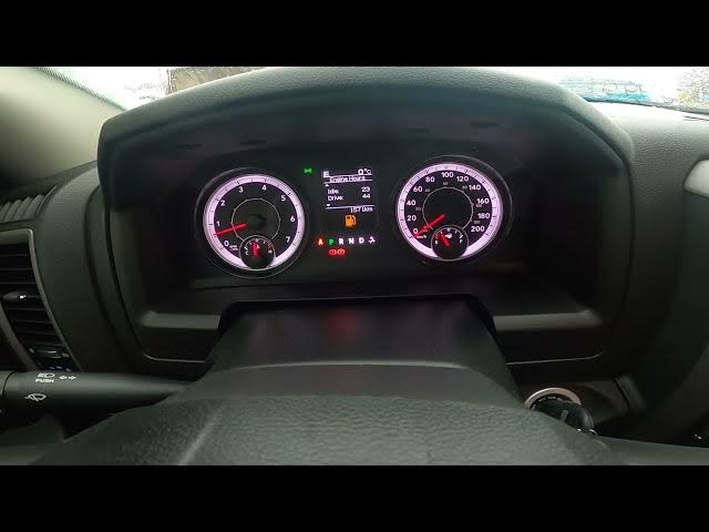 Video thumbnail for How to Check Vehicle Info on Speedometer in Dodge Ram 1500 II ( 2019 - now ) - Manage Vehicle Info