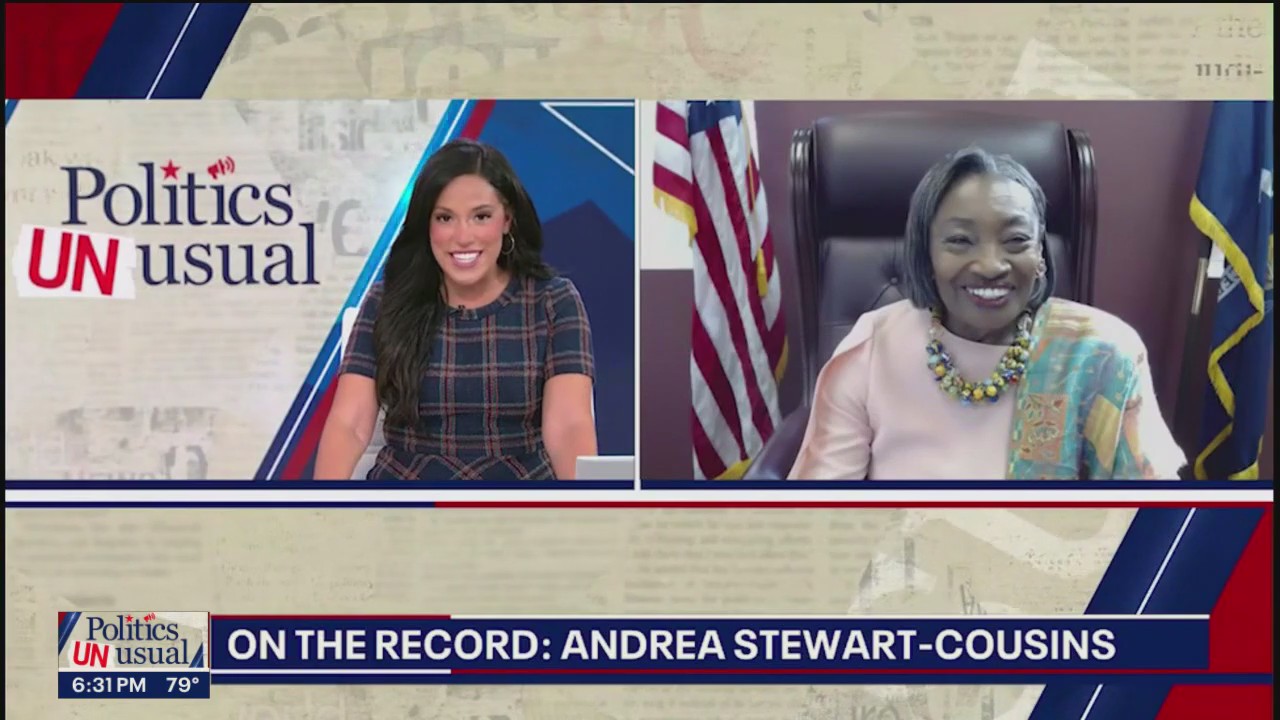 Video thumbnail for Politics Unusual: NYS Senate Majority Leader Stewart-Cousins, Head of Research & Polling at Stockton University