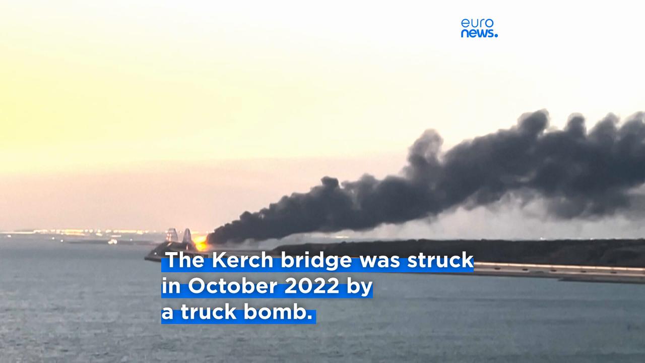 Video thumbnail for Ukraine's drone strikes are methodically cutting Crimea off from Russia