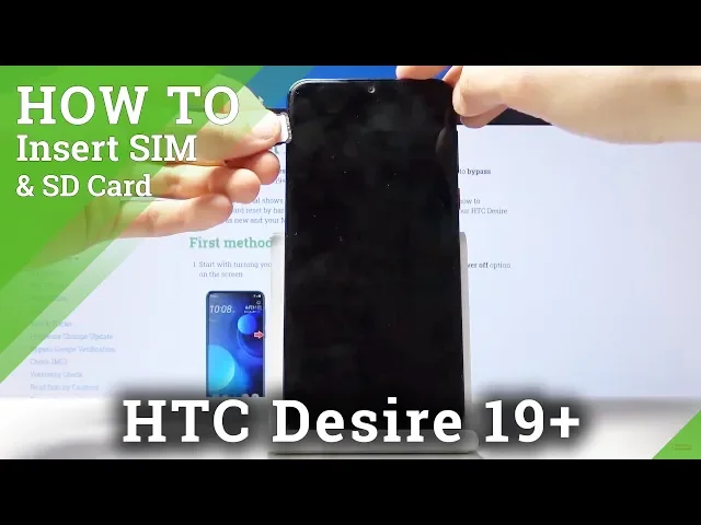 Video thumbnail for How to Insert Nano SIM Card and Micro SD Card to HTC Desire 19+ - Simple Explanation