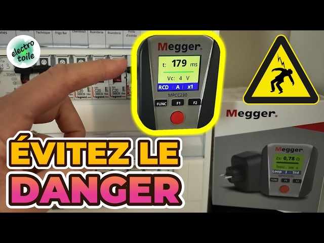 Video thumbnail for Comment détecter les problèmes sur une prise secteur ? Contrôleur de circuit MPCC230 MEGGER