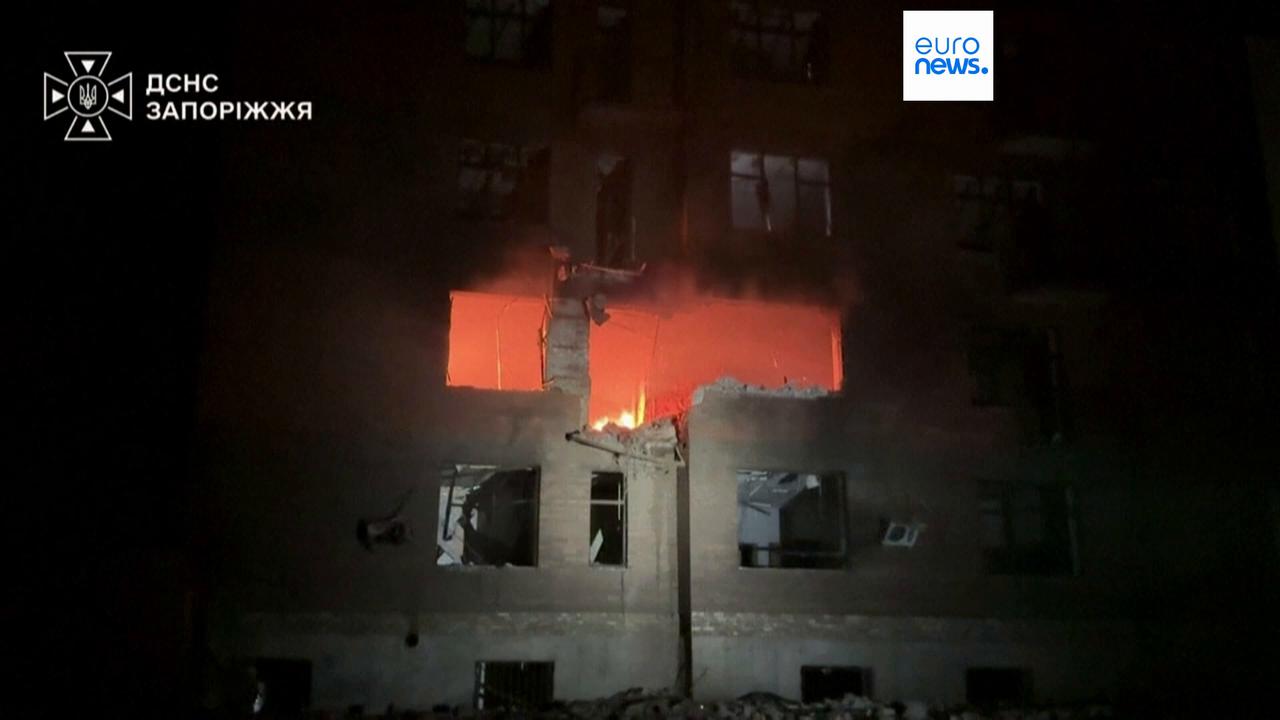 Video thumbnail for Russian 'safari' drone attack on civilian minibus kills at least four, Ukraine says