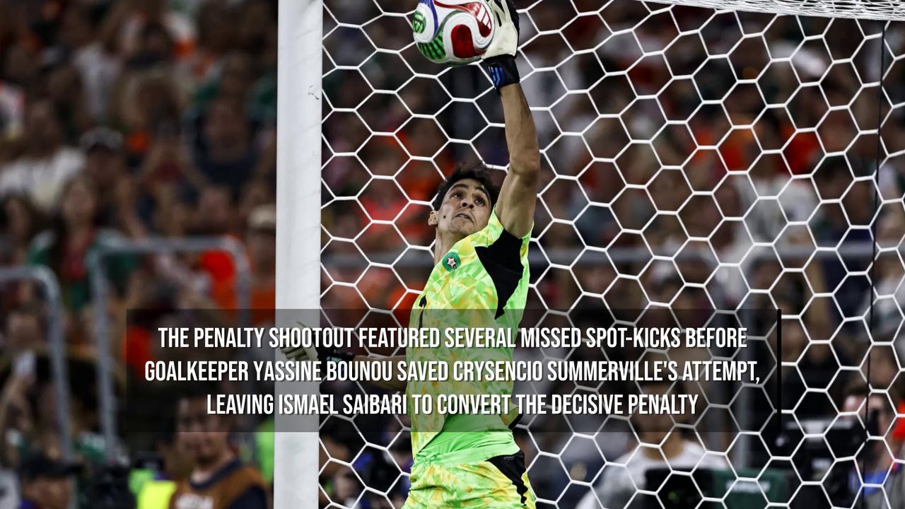 Video thumbnail for Morocco Stun Netherlands on Penalties to Reach World Cup Last 16.