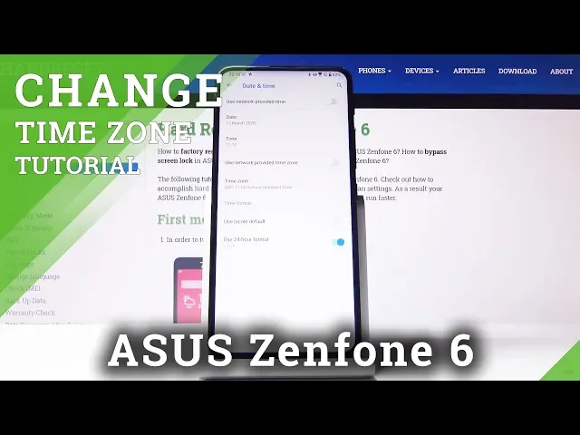 Video thumbnail for How to Change Date & Time in ASUS Zenfone 6 – Time Settings