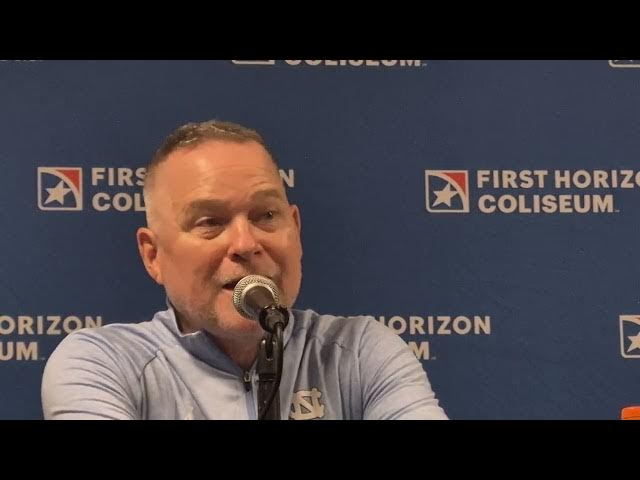 Video thumbnail for #UNC coach Michael Malone press conference after win over USC