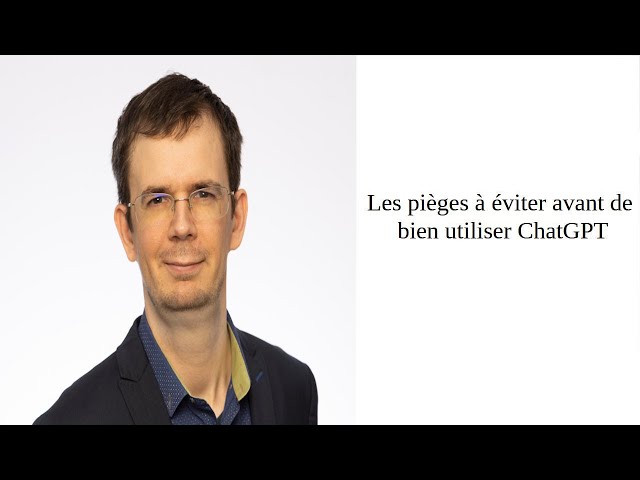 Video thumbnail for Quelques pièges à éviter avec ChatGPT pour la rédaction