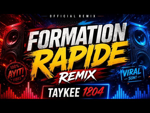 Video thumbnail for FORMATION RAPIDE REMIX 🔥 Taykee 1804 | Official Visualizer | Haitian Remix Vibes 2026 🇭🇹