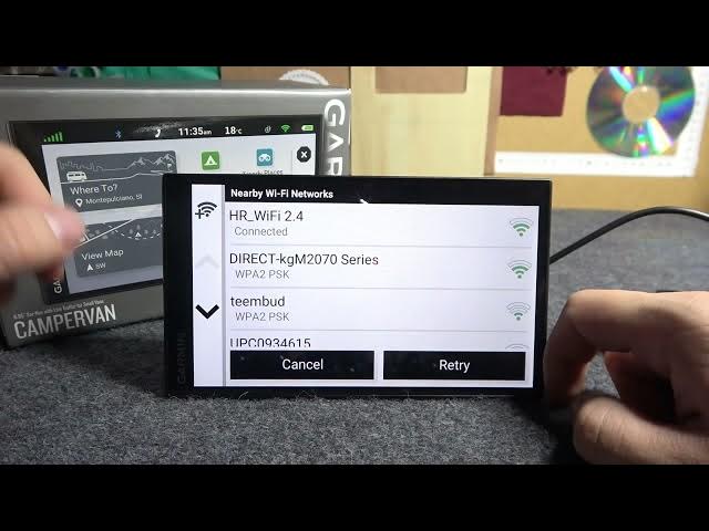 Video thumbnail for Unleash Connectivity: Connecting to WiFi on GARMIN CamperVan GPS!
