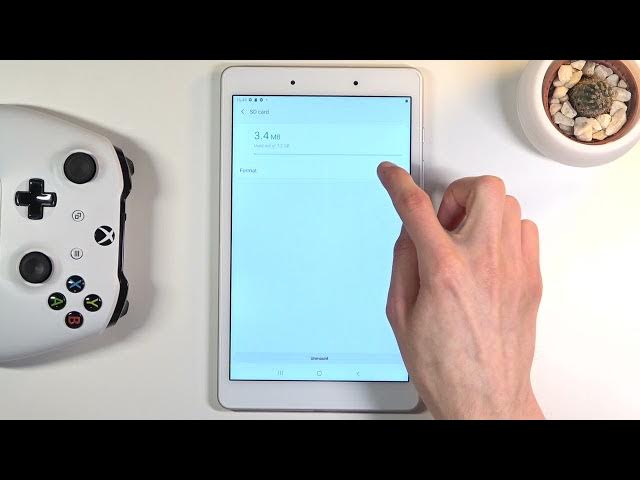 Video thumbnail for How to Format SD Card in SAMSUNG Galaxy Tab A 8.0 - Erase Memory Card