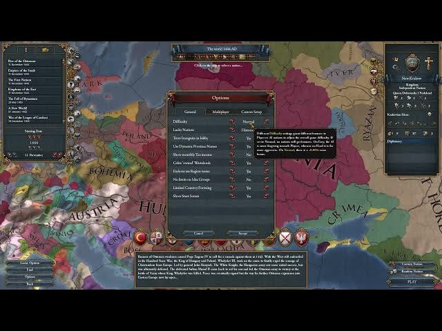 Video thumbnail for How To Change Game Difficulty Europa Universalis 4