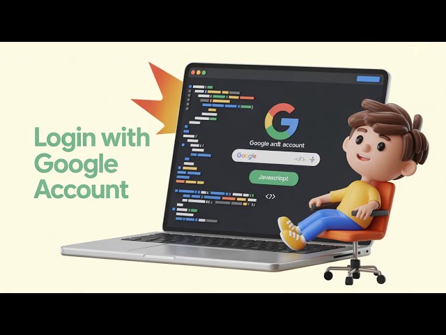 Video thumbnail for Login With Google Account Using Javascript