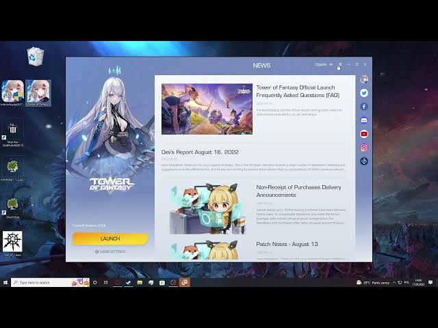Video thumbnail for Tower Of Fantasy PC - How To Change Language In Launcher
