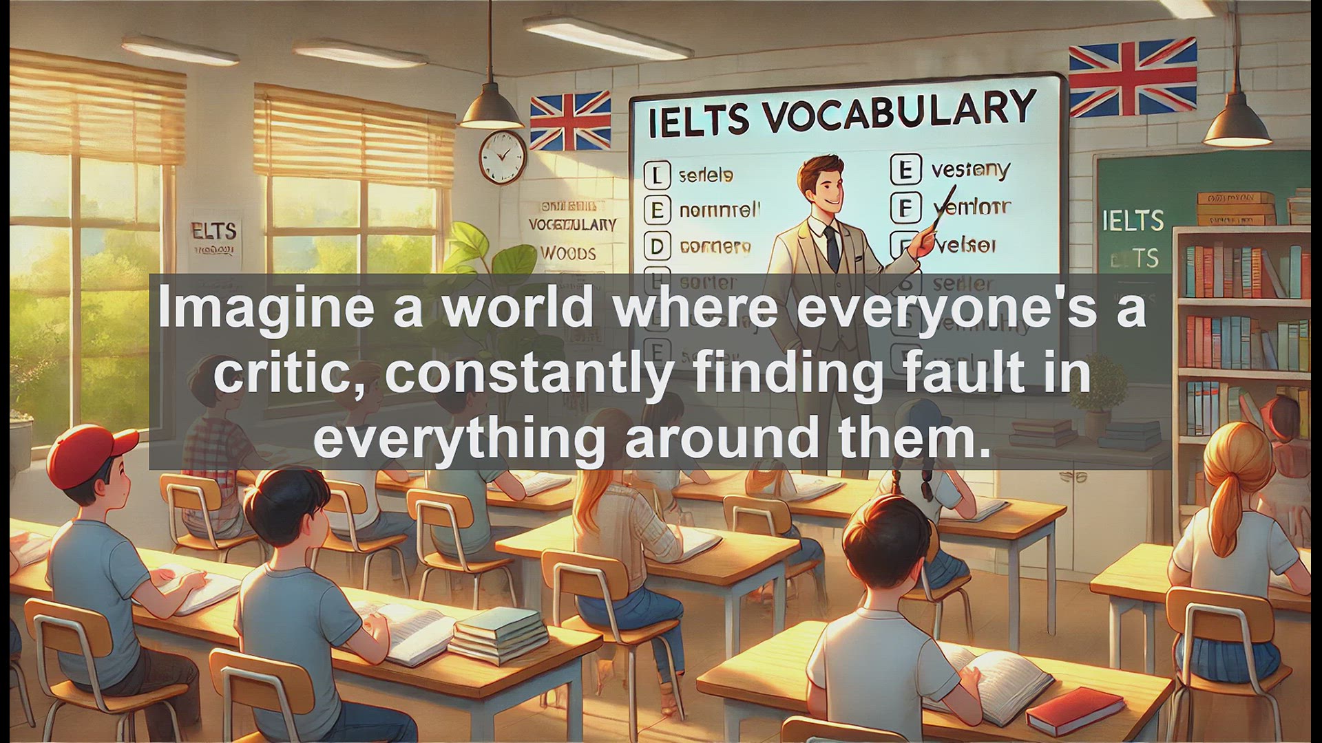 'Video thumbnail for 5000 Must Know IELTS 8.0 Vocabulary - Censorious: A Key Word for IELTS Success'