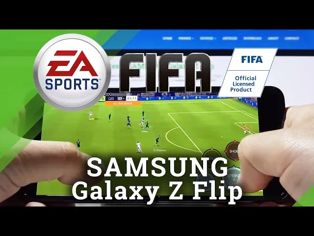 Video thumbnail for FIFA Gameplay on Samsung Galaxy Z Flip - Gaming Quality Checkup