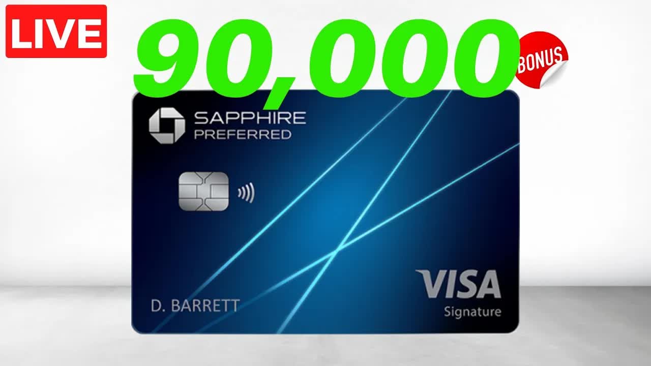 Video thumbnail for cal barton: chase sapphire preferred 90k bonus? credit card news & financial safety tips