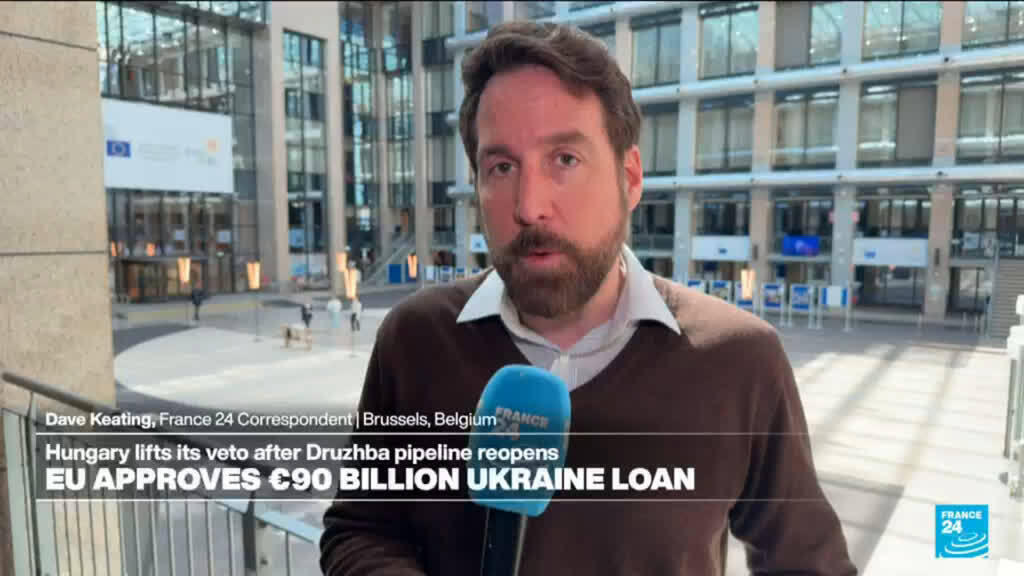 Video thumbnail for Unblocked EU loan provides relief to Ukraine's strained finances