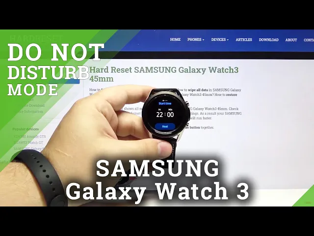 Video thumbnail for How to Activate Do Not Disturb Mode in SAMSUNG Galaxy Watch 3 – Silent Preferences