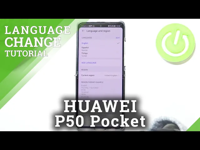 Video thumbnail for How to Change System Language in HUAWEI P50 Pocket – Find Language Settings