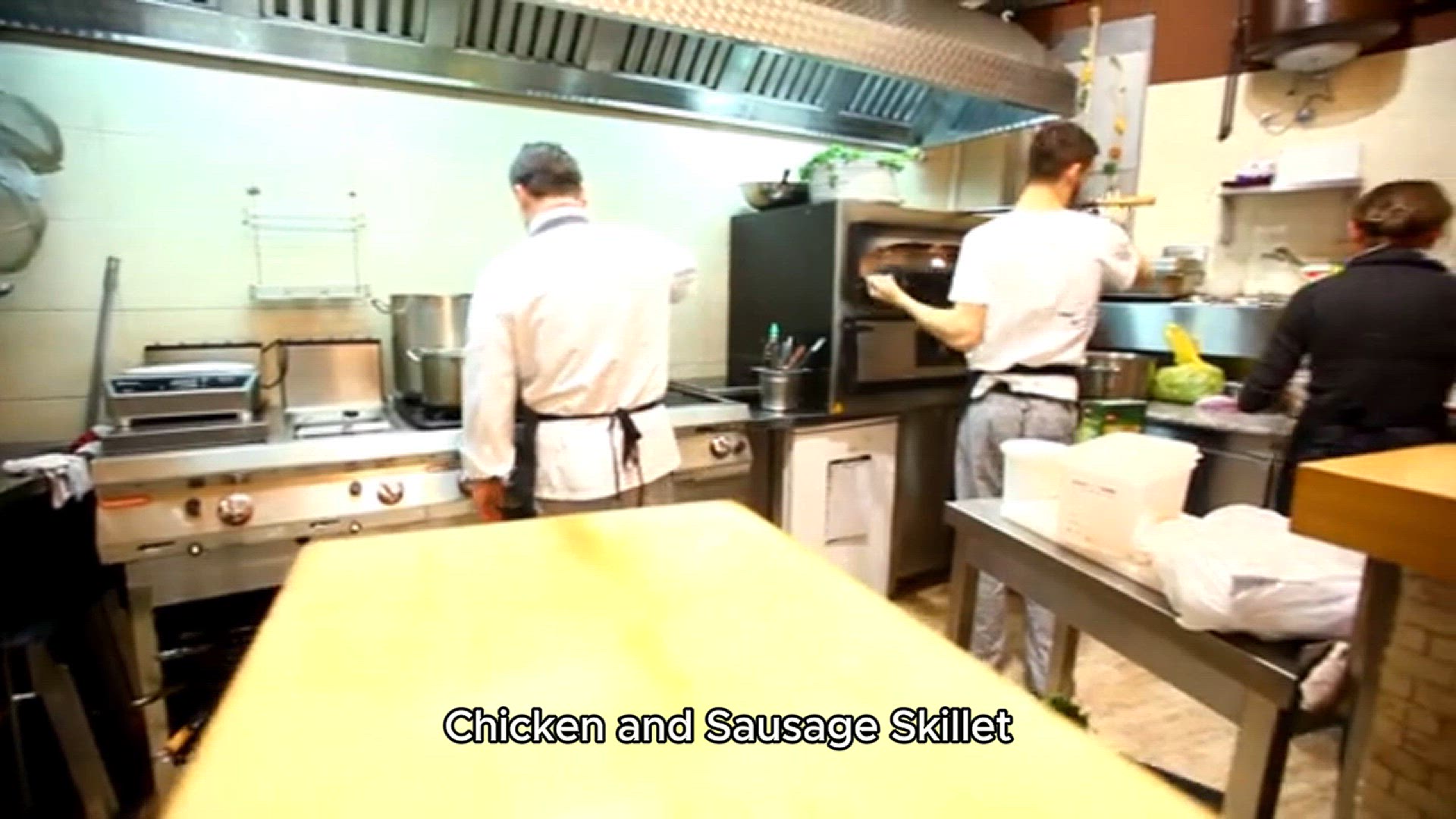 Video thumbnail for Chicken and Sausage Skillet