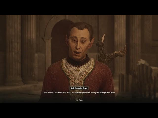 Video thumbnail for Oblivion Remastered - Light The Dragonfires: Talk with Ocato "Martin is Dead" "Champion of Cyrodil"