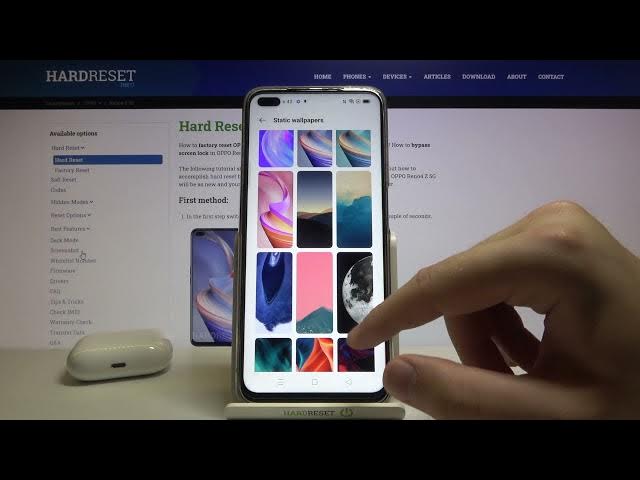 Video thumbnail for How to Change Lockscreen Wallpaper on Oppo Reno 4Z 5G - Personalize Android Screen