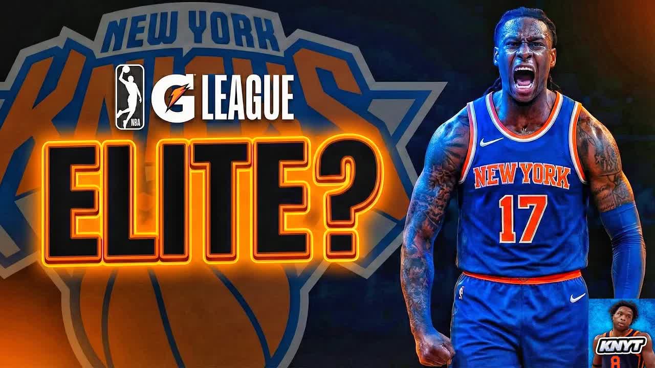 Video thumbnail for knyt: knicks quietly evaluate manny obaseki g league prospect