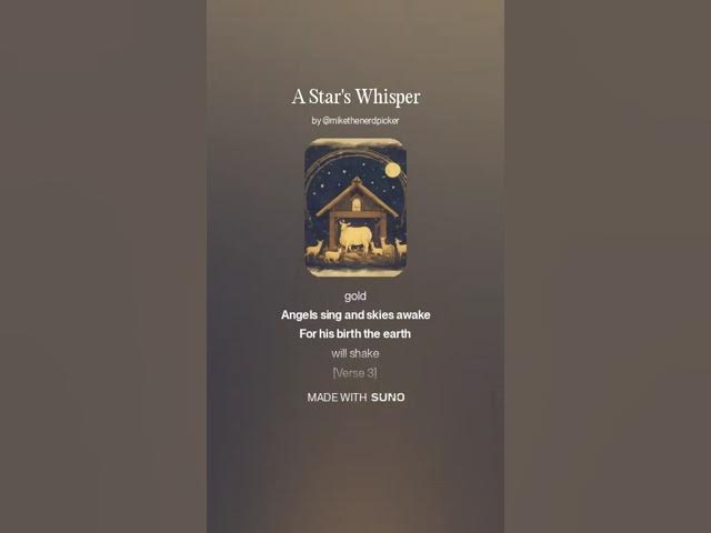 Video thumbnail for A Star's Whisper