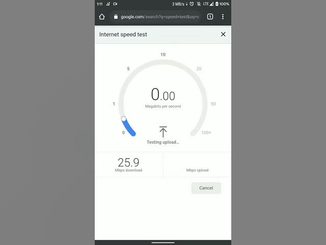 Video thumbnail for Vodafone Net Speed Test | Delhi #Short