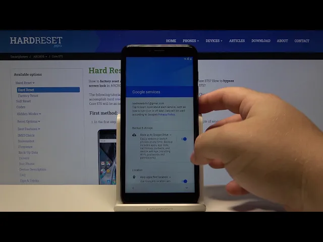Video thumbnail for Initial Setup of Archos Core 57S - First Set Up & Configuration Process