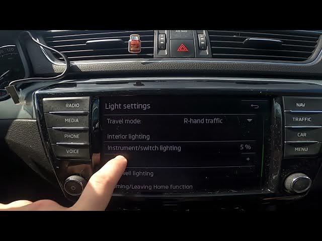 Video thumbnail for How to Manage Interior Lighting in Skoda Superb III ( 2015 - now ) | Manage Car's Lighting