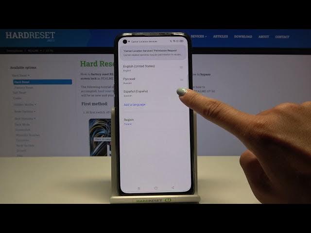 Video thumbnail for How to Change Language on REALME GT 5G – Switch Current Language
