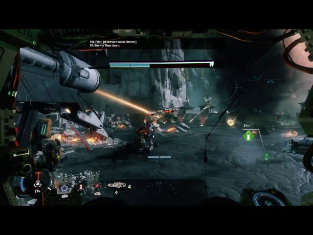 Video thumbnail for Titanfall 2 - The Beacon: Titan Battle at Wall Tone, Scorch, Ronin, Ion & Brute Loadouts Gameplay