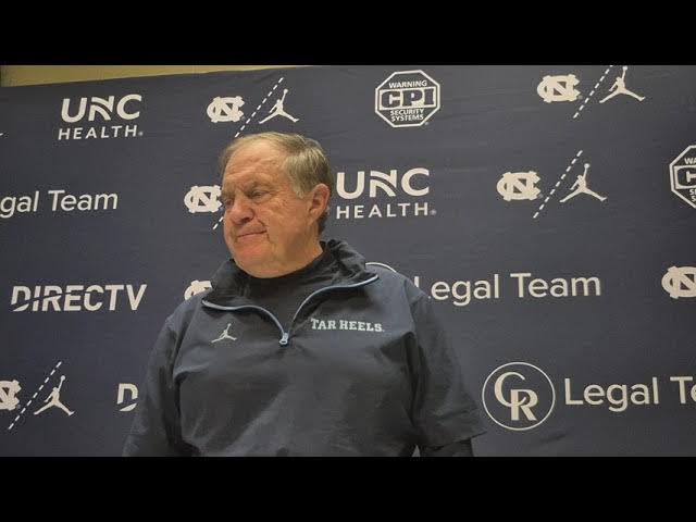 Video thumbnail for #UNC coach Bill Belichick press conference after loss at Wake Forest
